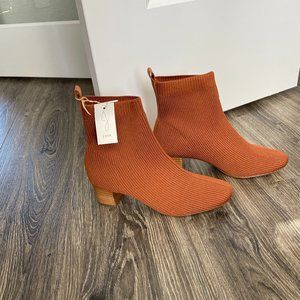 Joie Brown Sock Booties Size 8.5